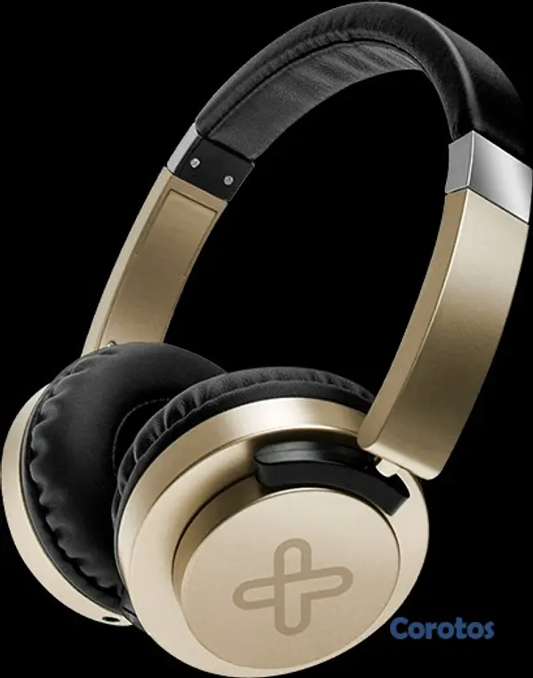 computadoras y laptops - AUDIFONO CON MICROFONO KlipXtreme AKOUSTIKFX GOLD (KHS-851GD)con cable y aislaci 2