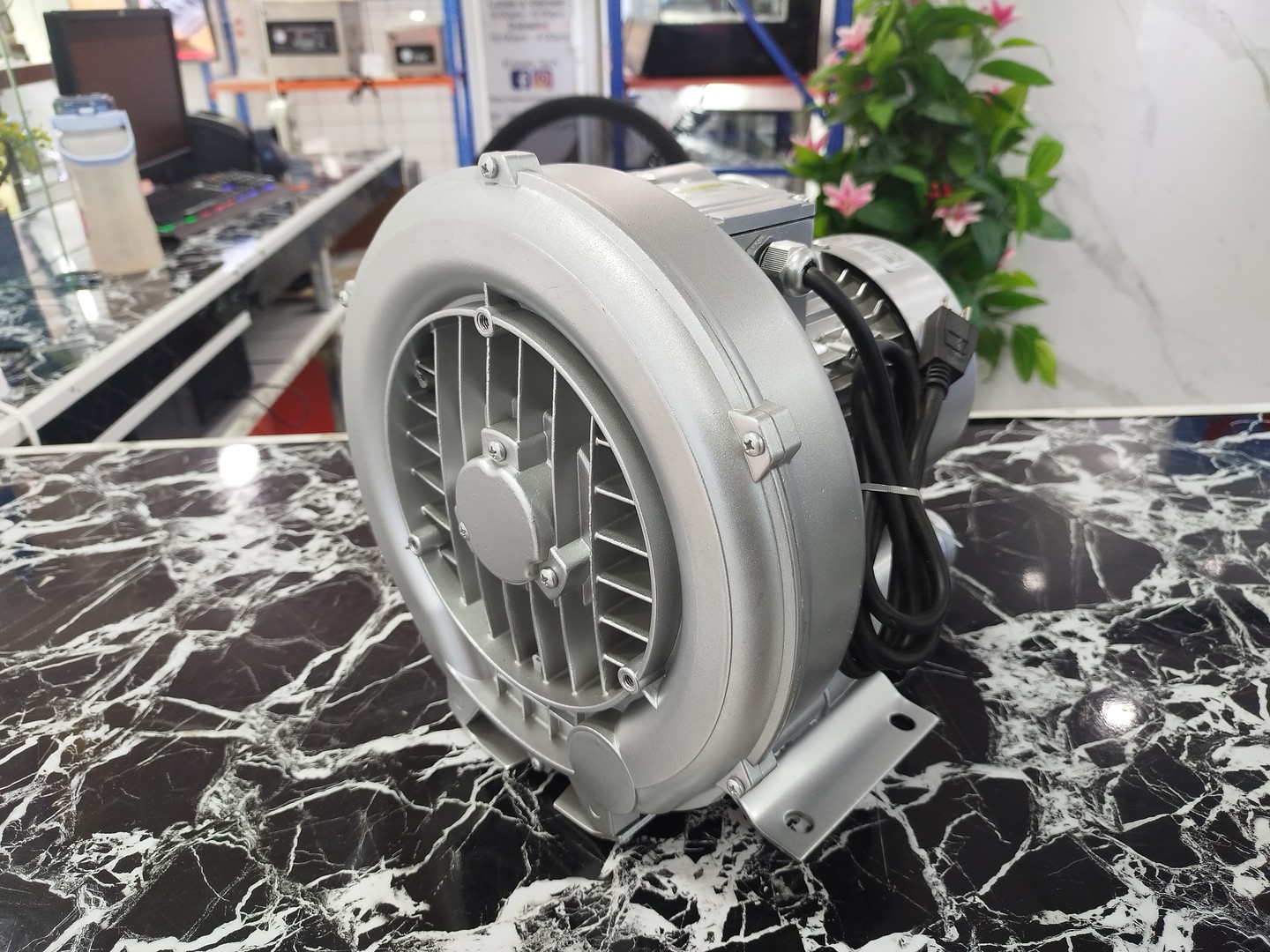 equipos profesionales - Blower aireador de peces 1HP Oxigenador para estanques de peces Aireador de 1HP 3