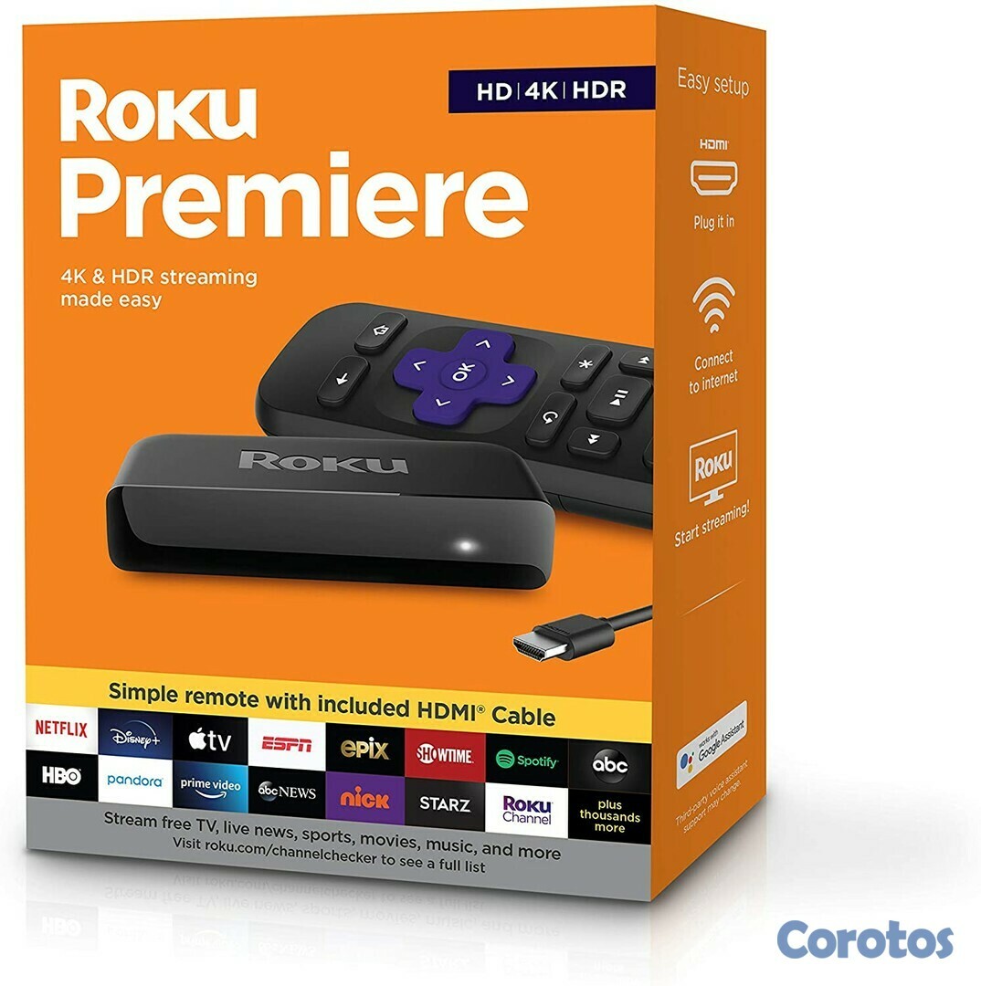 tv - Roku Premiere 4K - convierte tu TV en Smart TV.