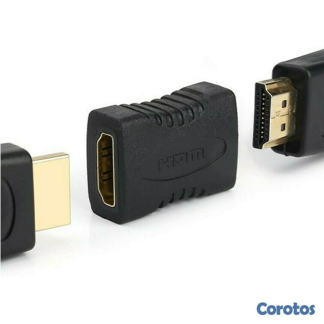 accesorios para electronica - Adaptador de unión HDMI a HDMI hembra  1