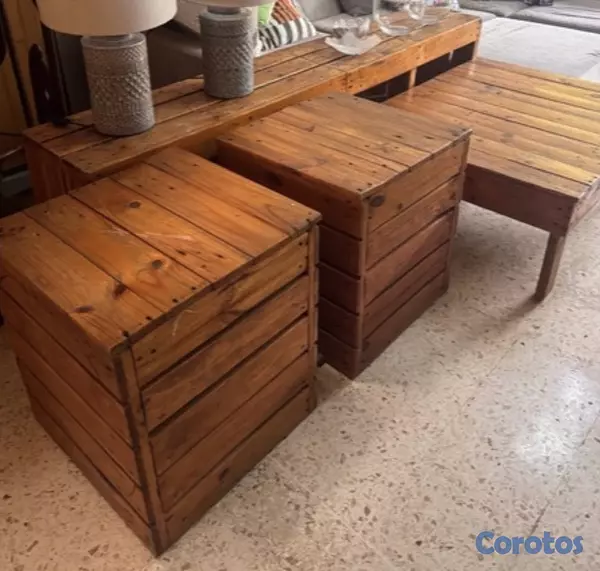 muebles y colchones - Juego de muebles sala o terraza 3