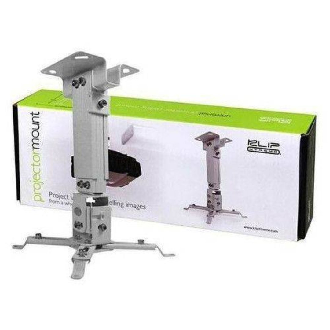 computadoras y laptops - SOPORTE PARA PROYECTOR KLIPX BLANCA DE TECHO DESDE 280MM HASTA 350MM DIAGONAL 1