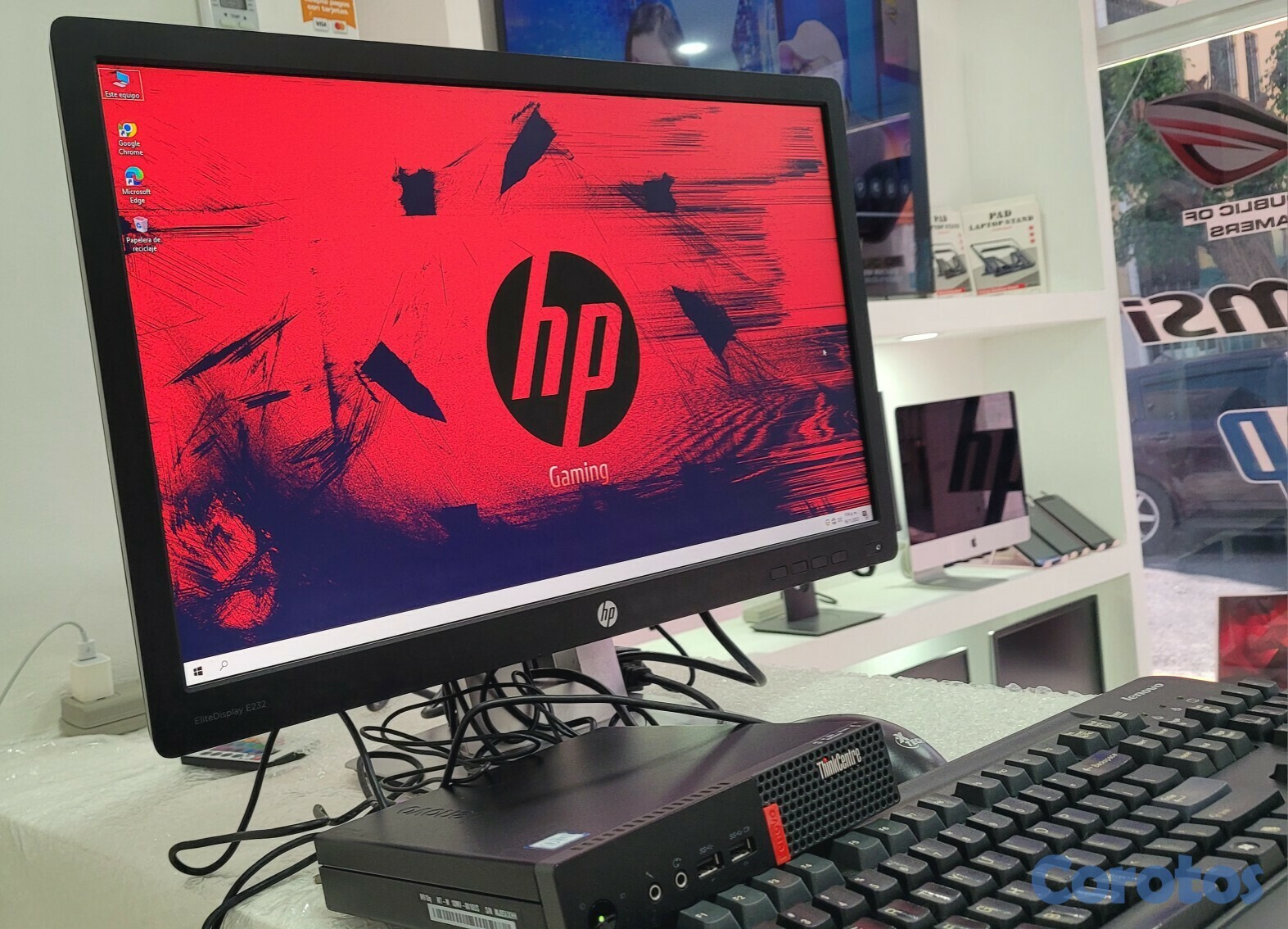 computadoras y laptops - Computadora de Escritorio Monitor 24 Pulg Core i7 7ma Gen Ram 8gb ddr4 Disco 256 2