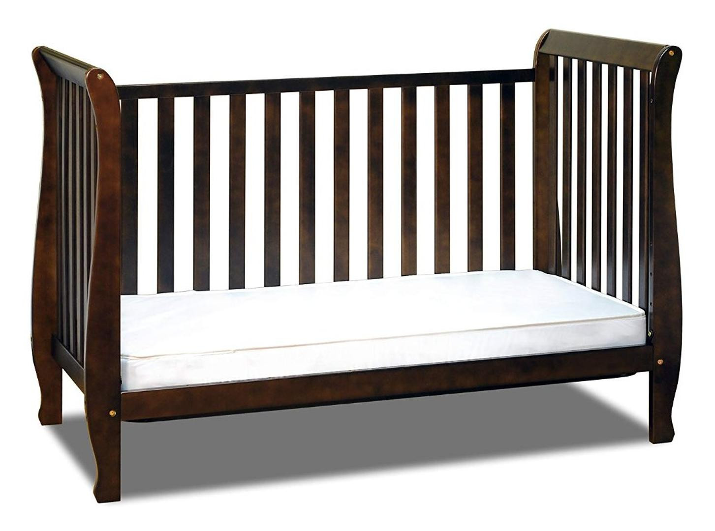 muebles - Athena Naomi 4 in 1 Crib with Toddler Rail, Espresso  2