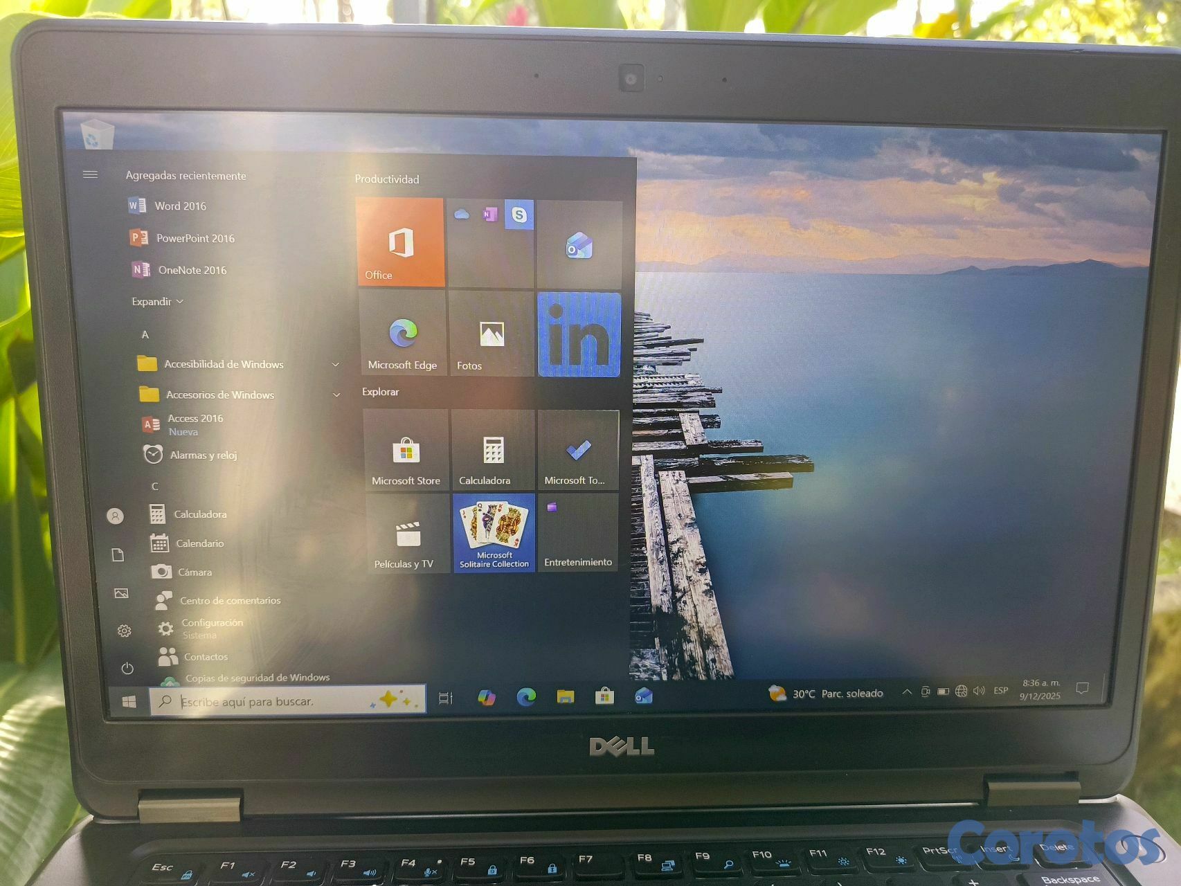 computadoras y laptops - Laptop Dell, i5 5ta, Disco 256 GB, 16GB Ram. 5