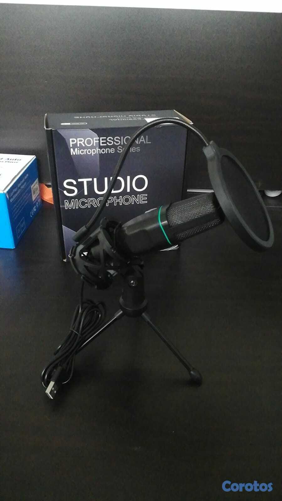 camaras y audio - KIT DE MICROFONO CONDENSADOR PARA MESA PJ-24 3