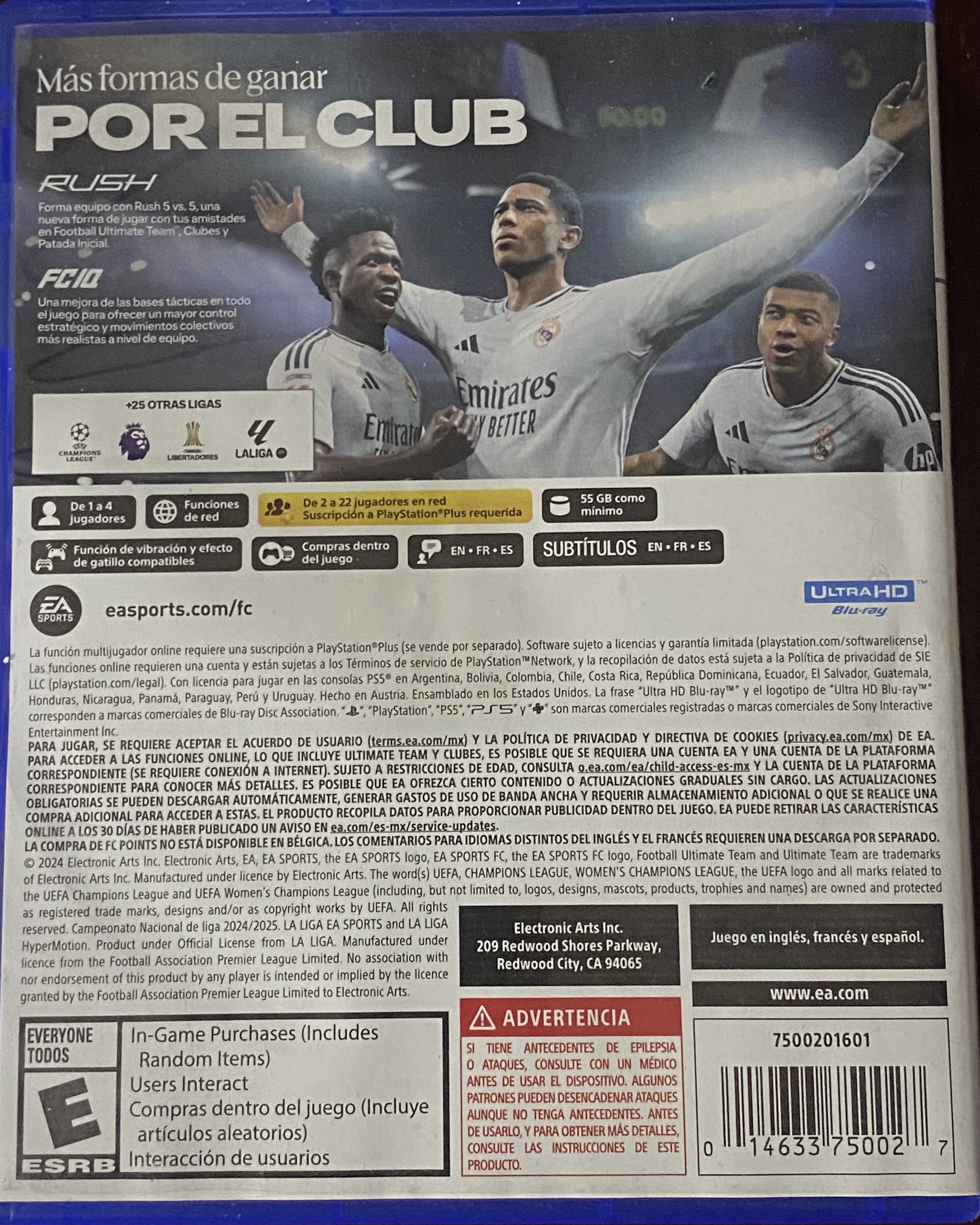 consolas y videojuegos - FC 25 PS5 COMO NUEVA 4