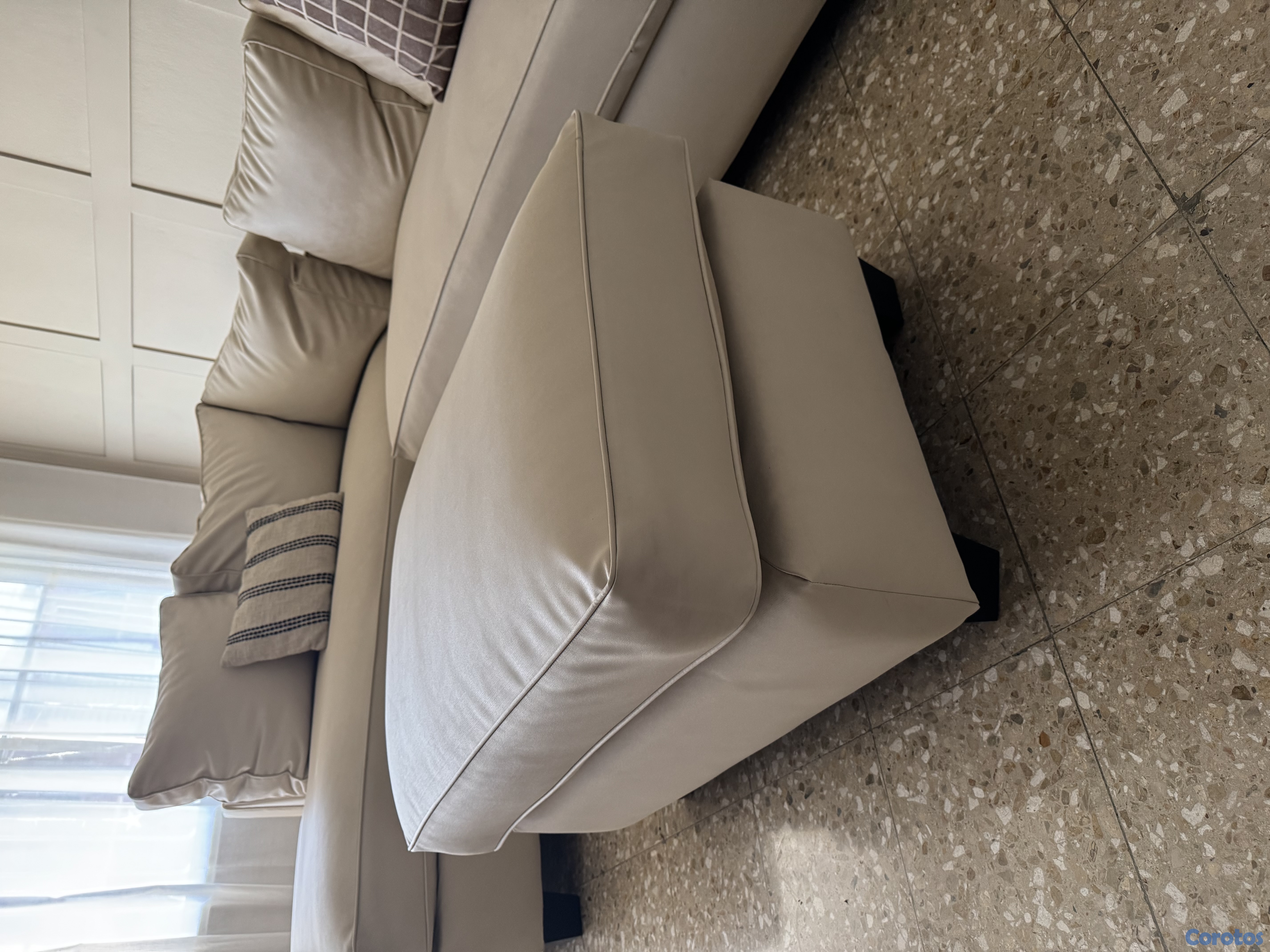 muebles y colchones - Mueble de sala con Otoman 3