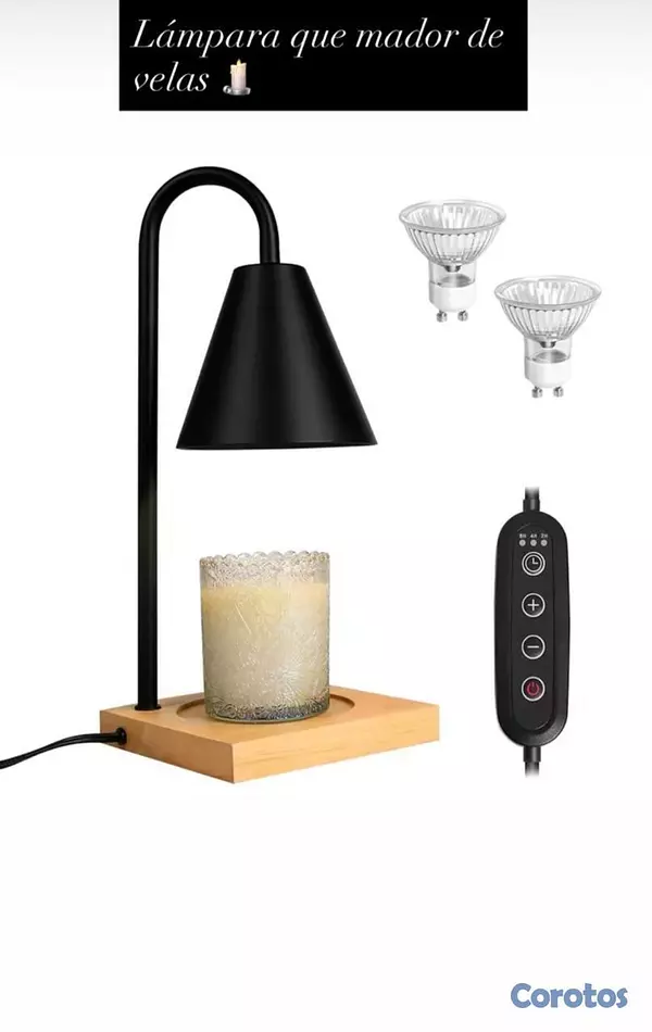 decoración y accesorios - Lámpara quemador de vela