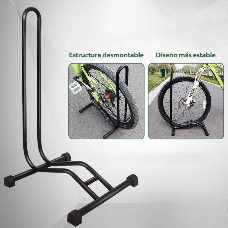 bicicletas y accesorios - Soporte de suelo para bicicleta burro estacionario 1
