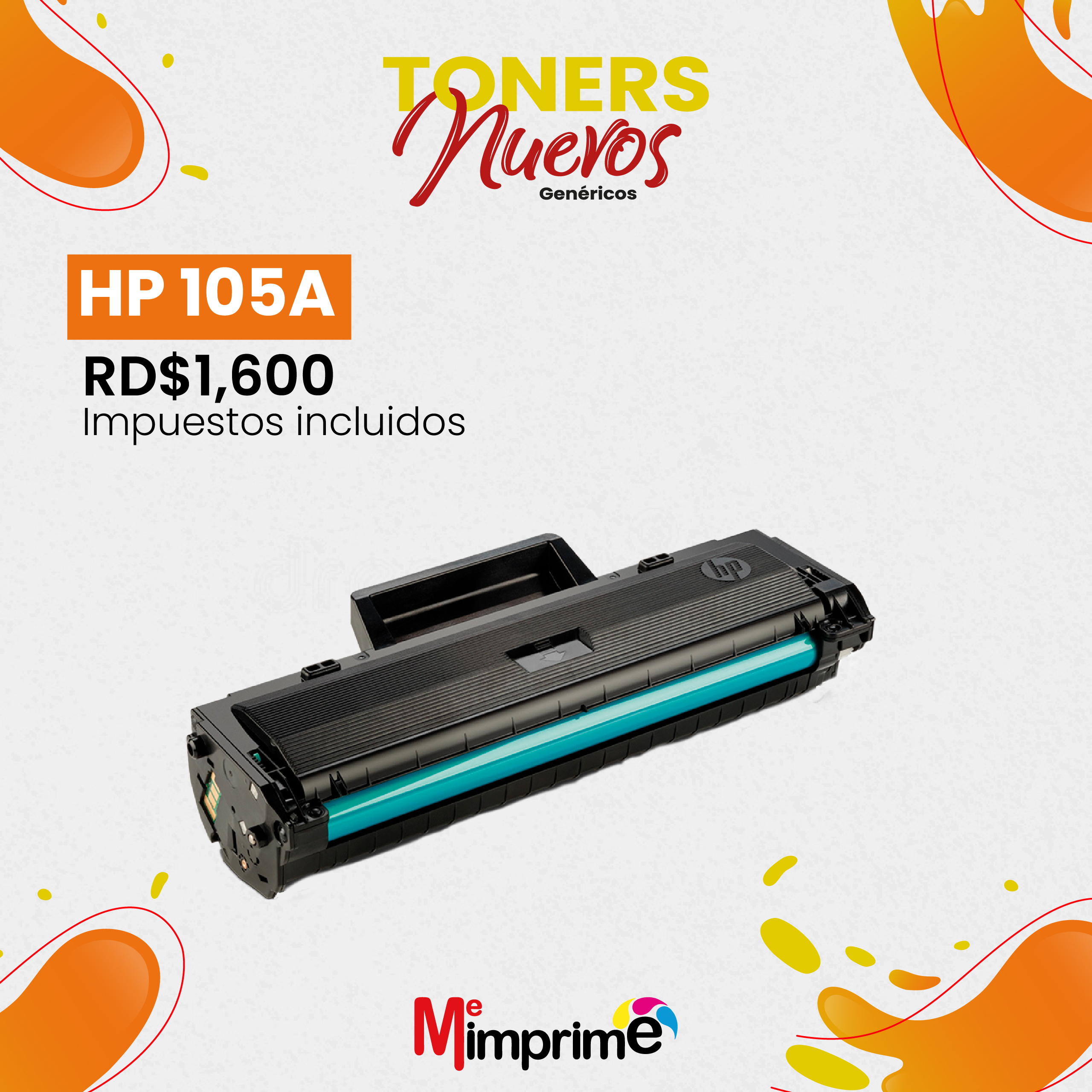 impresoras y scanners - Toner Generico HP 105A