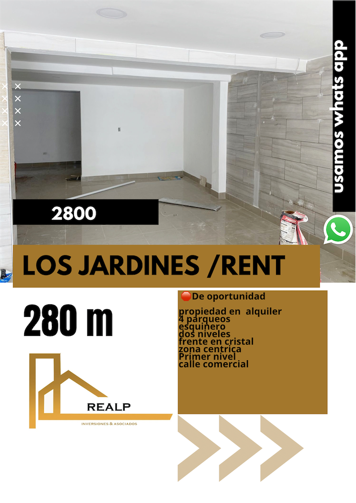 oficinas y locales comerciales - Local en los jardines primer nivel 1