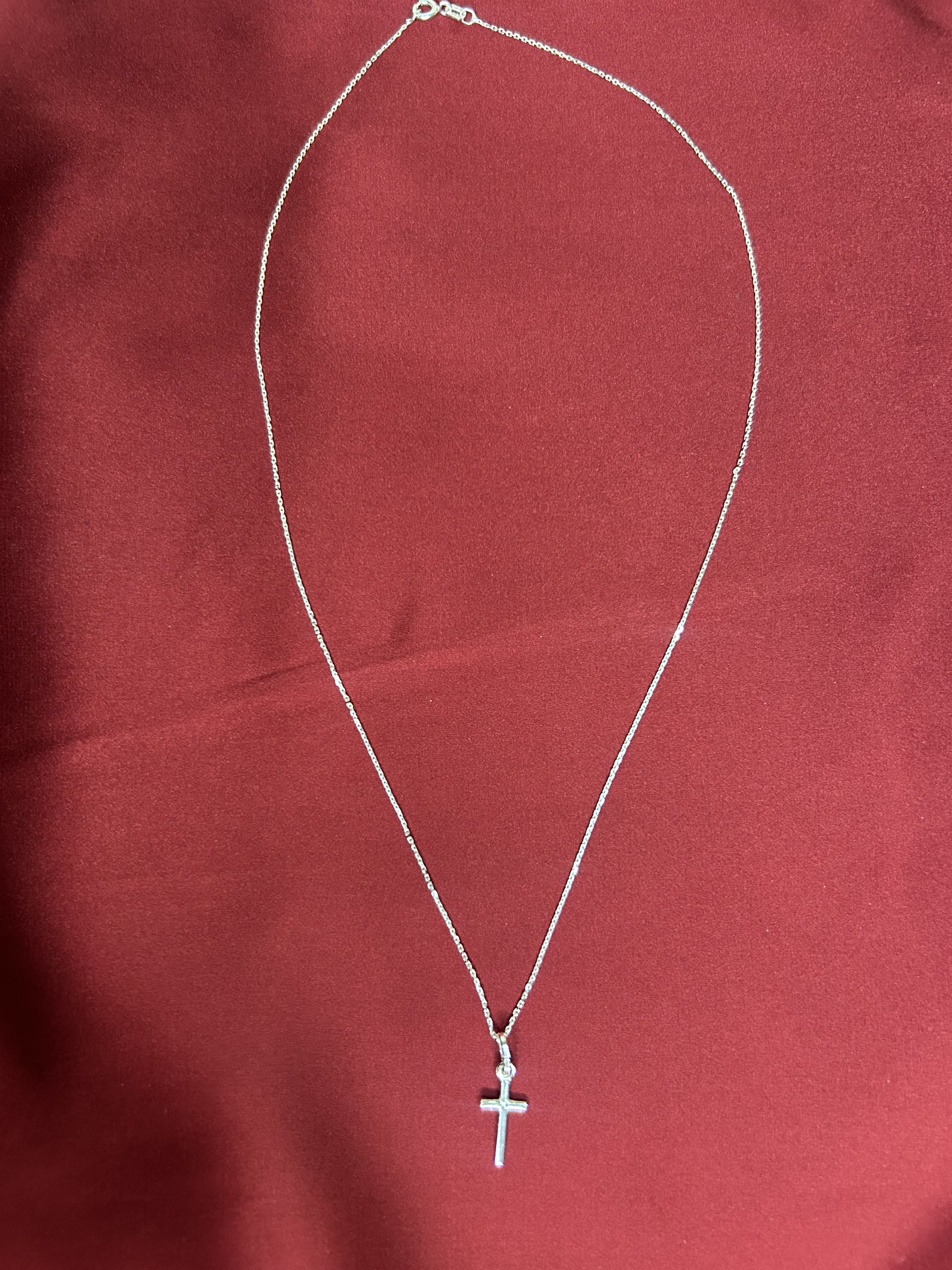 joyas, relojes y accesorios - Cadena de cruz en plata 925
