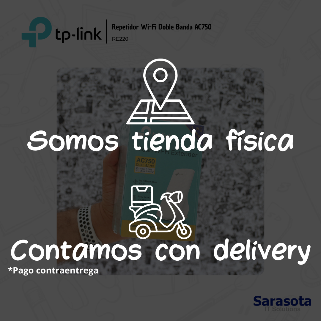 accesorios para electronica -  TP-Link Repetidor RE220 Doble Banda AC750 2