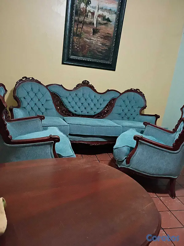 muebles y colchones - Aprovecha: Juego de Sala Cómodo y Espacioso 2