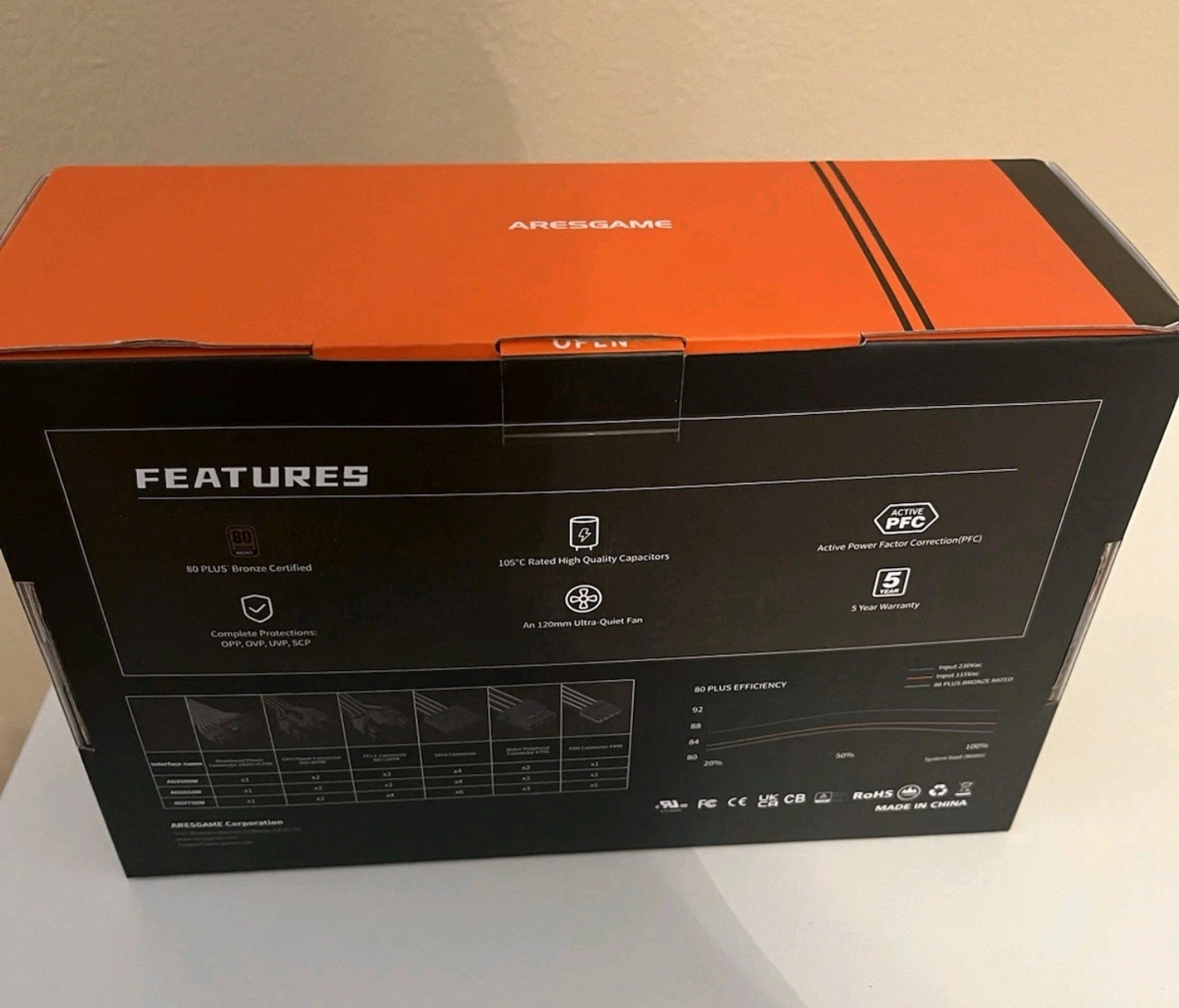 computadoras y laptops - ▶️ ARESGAME AGV 650 Series 650 No Modular 80+ Bronze 1