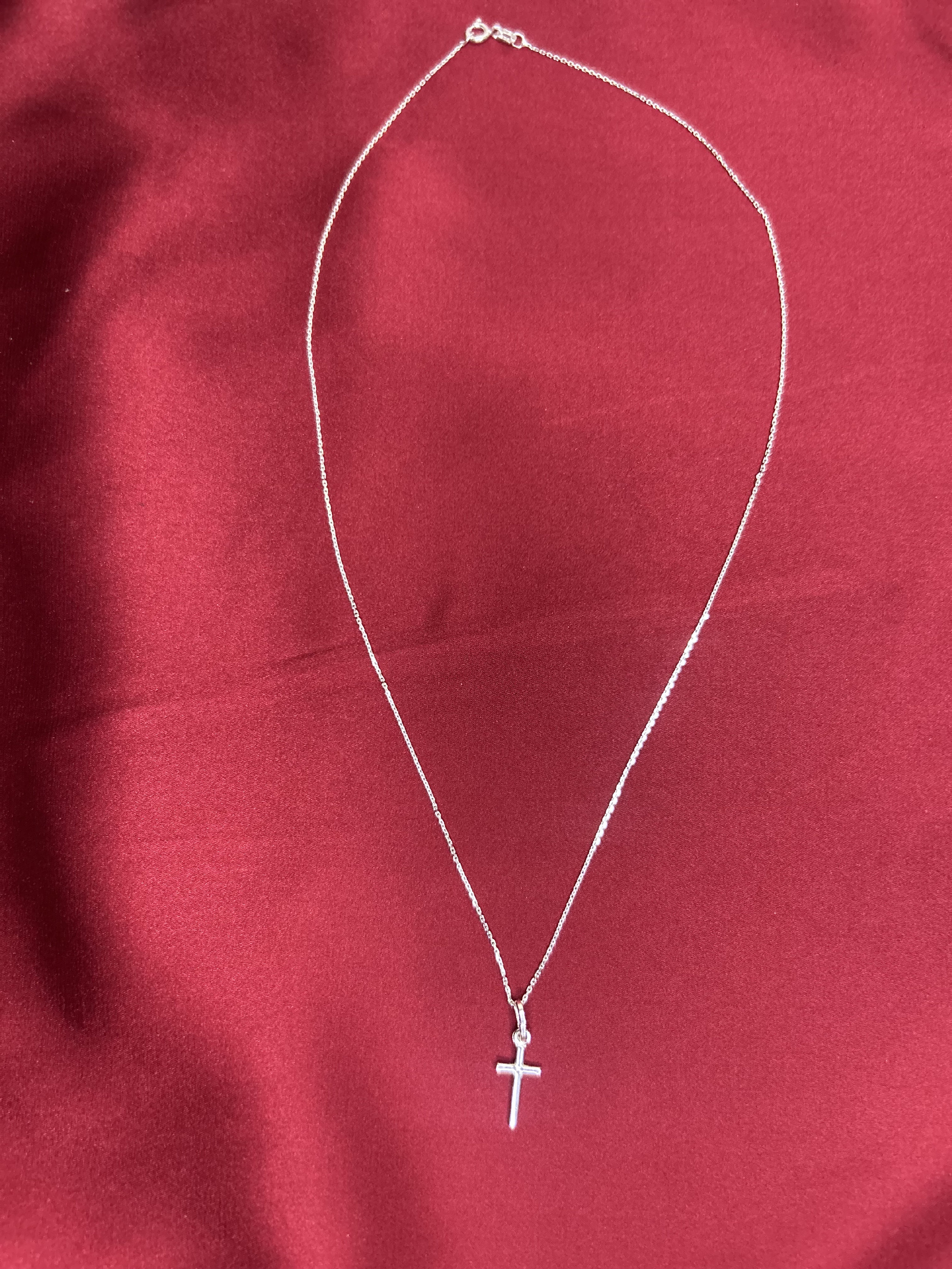 joyas, relojes y accesorios - Cadena de cruz en plata 925 1