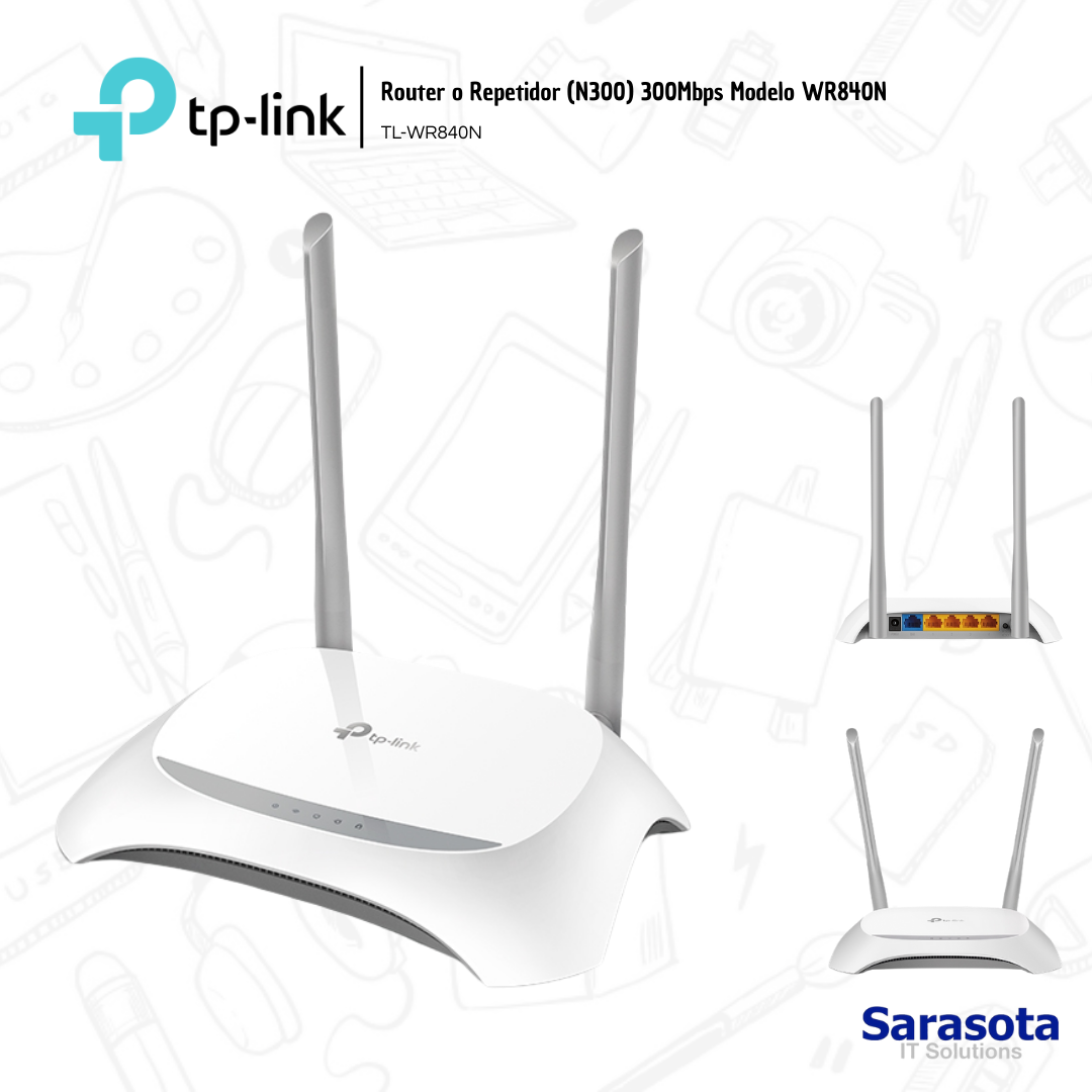 accesorios para electronica -  TP-Link Router o repetidor WR840N 840N