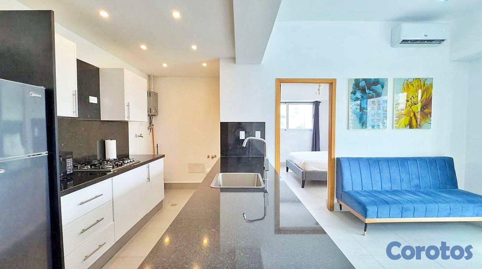 apartamentos - Apartamento de 1 habitación en Piantini 5