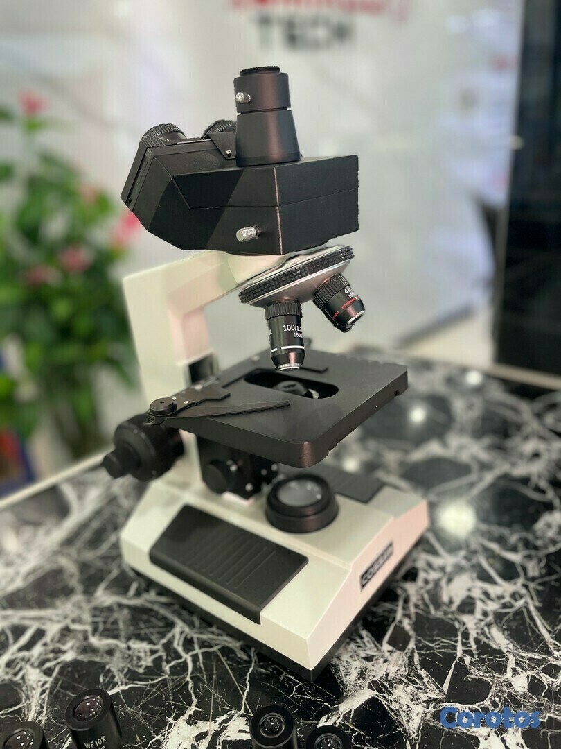 equipos profesionales - Microscopio biologico profesional para laboratorio 40X~1600X Microscopio clinico 5