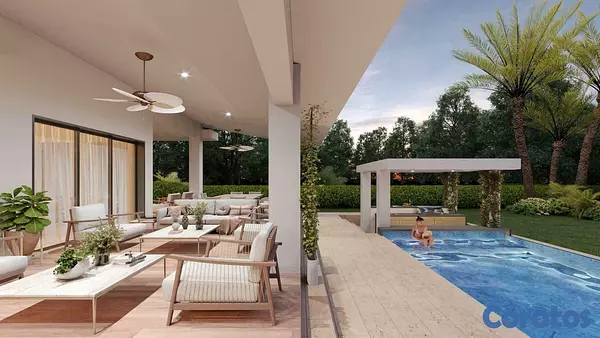 casas vacacionales y villas - Villa de 4 habitaciones, cerca del Campo de Golf Internacional, Cap Cana 4