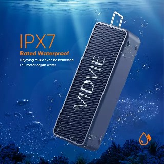 camaras y audio - Bocina Bluetooth inalámbrica VIDVIE a prueba de agua