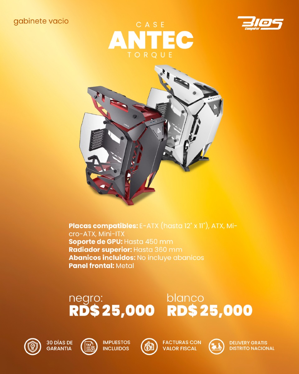 computadoras y laptops - Case Antec TORQUE