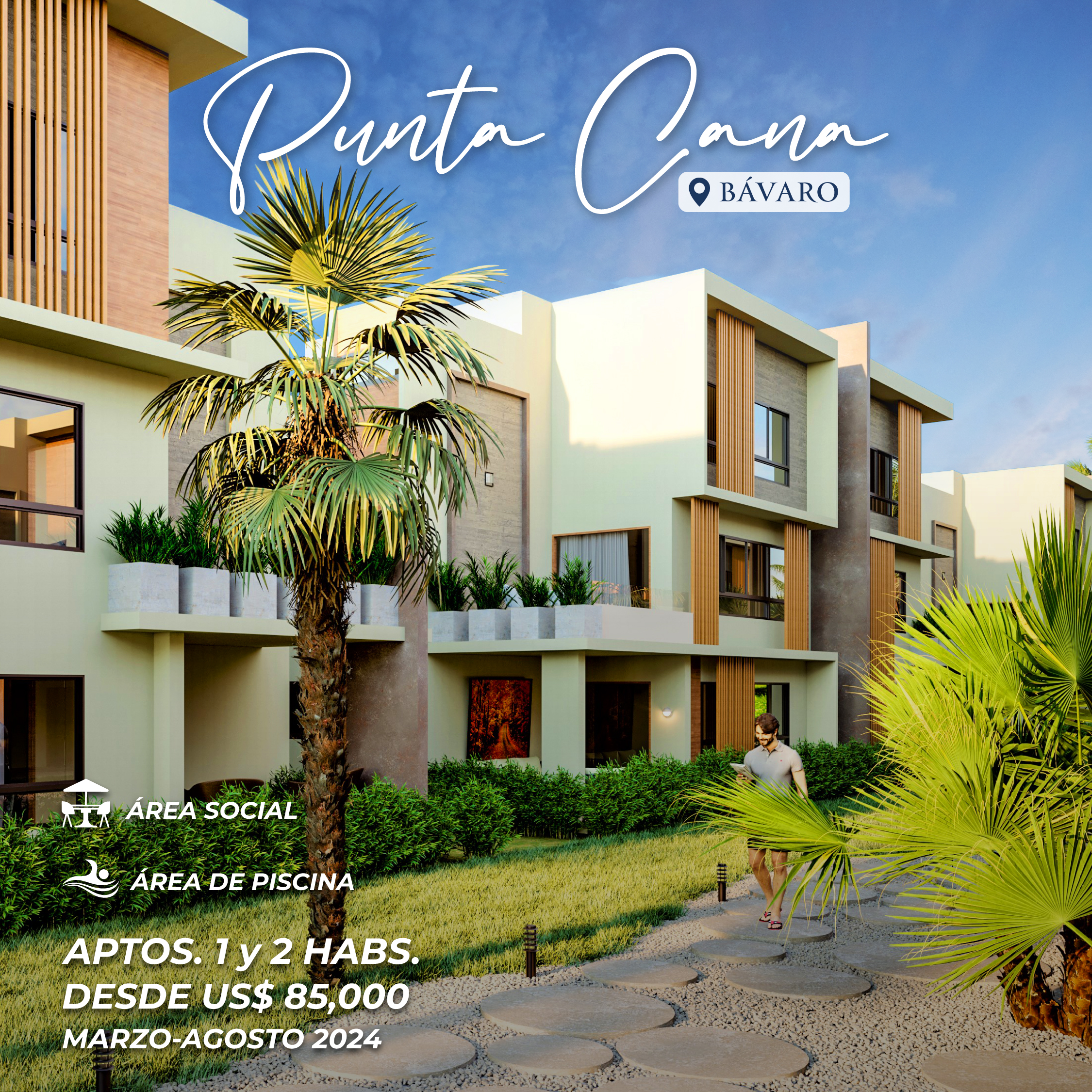 apartamentos - Atabey: Punta Cana  PROYECTO CERRADO 