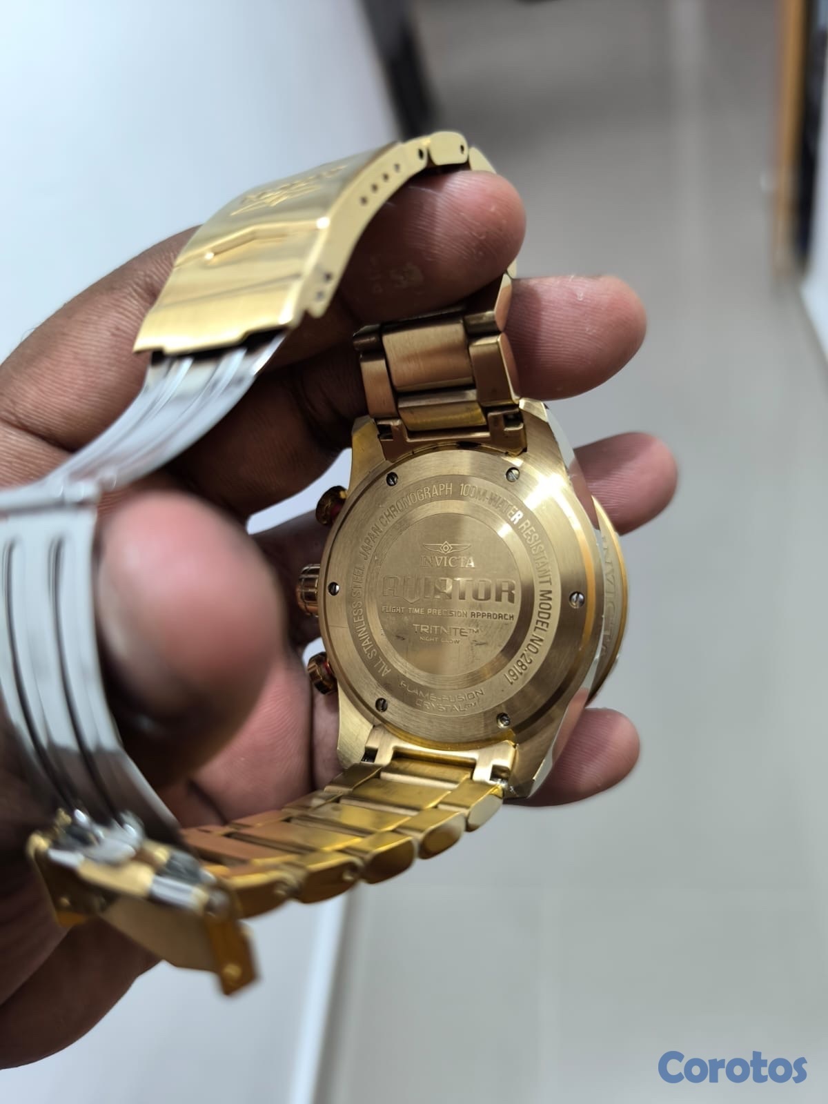 joyas, relojes y accesorios - reloj Invicta Aviator Original Usado  5