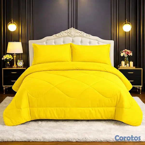 muebles y colchones - juego de colcha 3 piezas para cama de 60  10