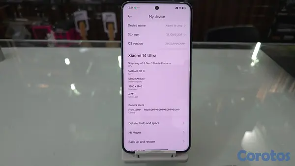 celulares y tabletas - Xiaomi 14 Ultra 512GB 16GB Ram Azul internacional 3