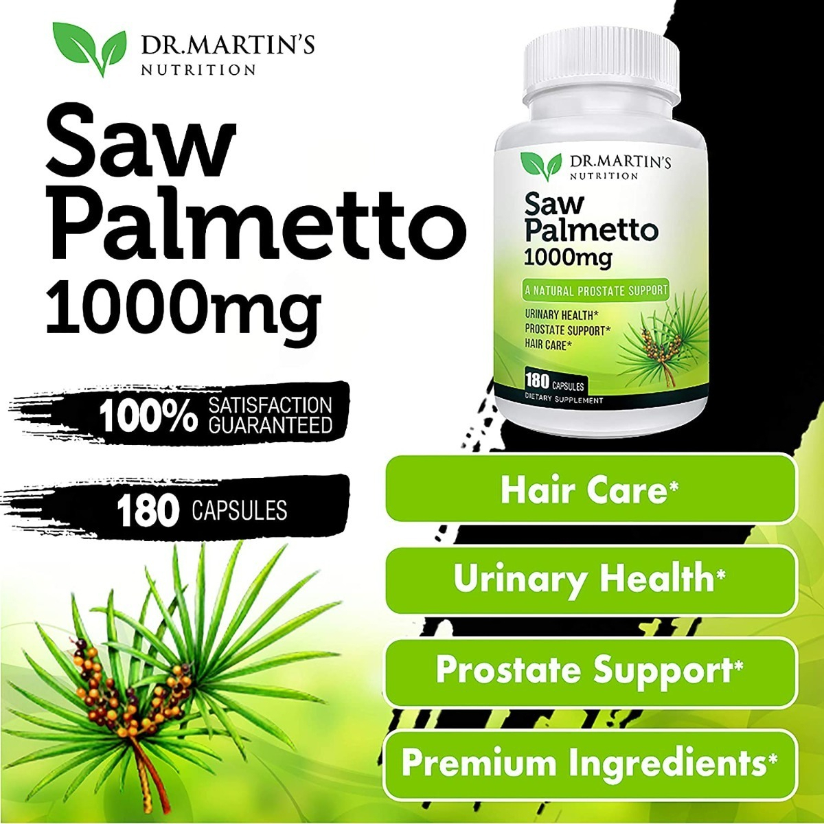 Salud y Equipamiento Médico - Palmetto De Super Fuerza Prostata Miccion 180 Capsulas 3