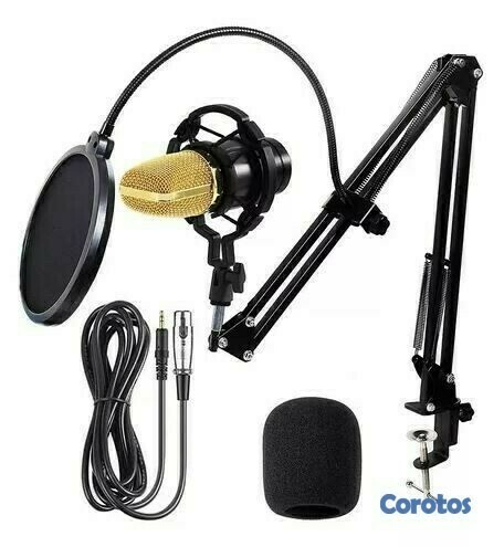 camaras y audio - Kit de microfono condensador bm800 con pedestal de mesa 2