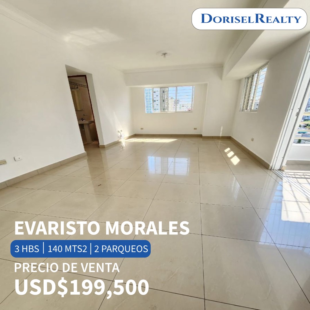 apartamentos - VENTA DE HERMOSO APARTAMENTO CLASICO EN EVARISTO MORALES