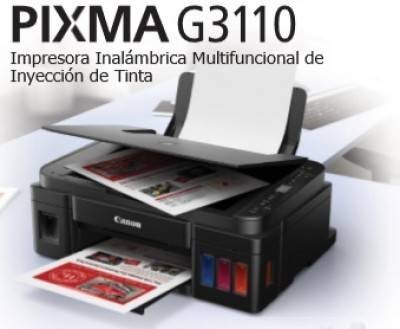 impresoras y scanners - MULTIFUNCIONAl CANON G3110 ,BOTELLA DE TINTA DE FABRICA,Wi-Fi,printer,copia,scan