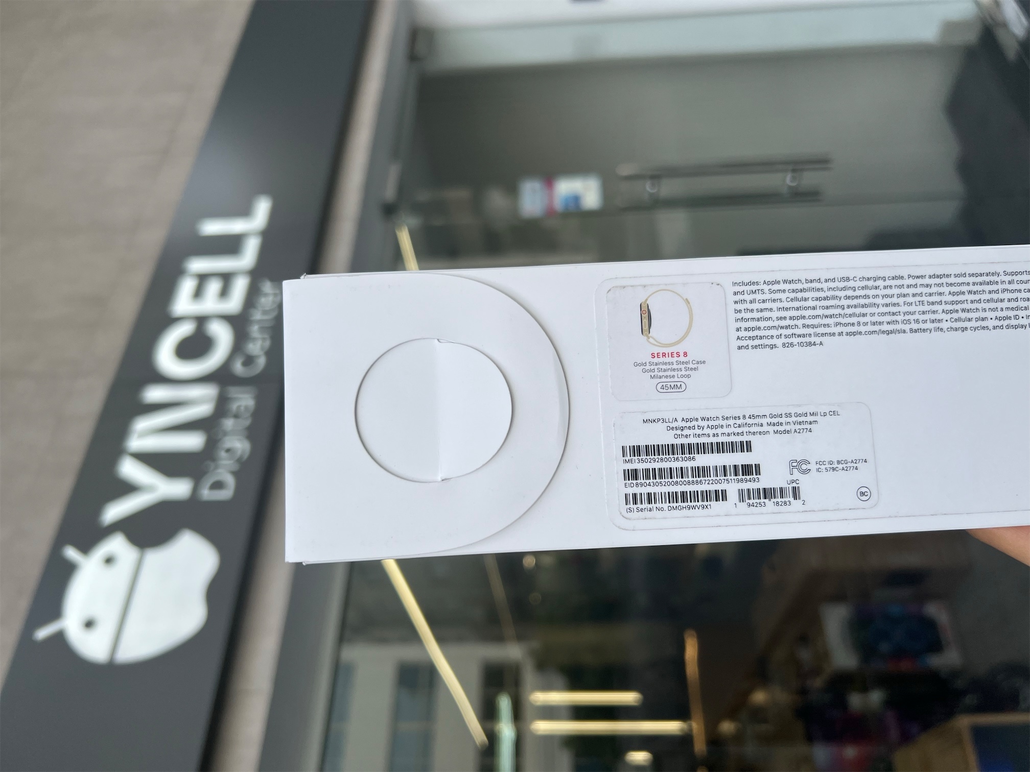 celulares y tabletas - Apple Watch serie 8 45mm acero inoxidable gold nuevo sellado