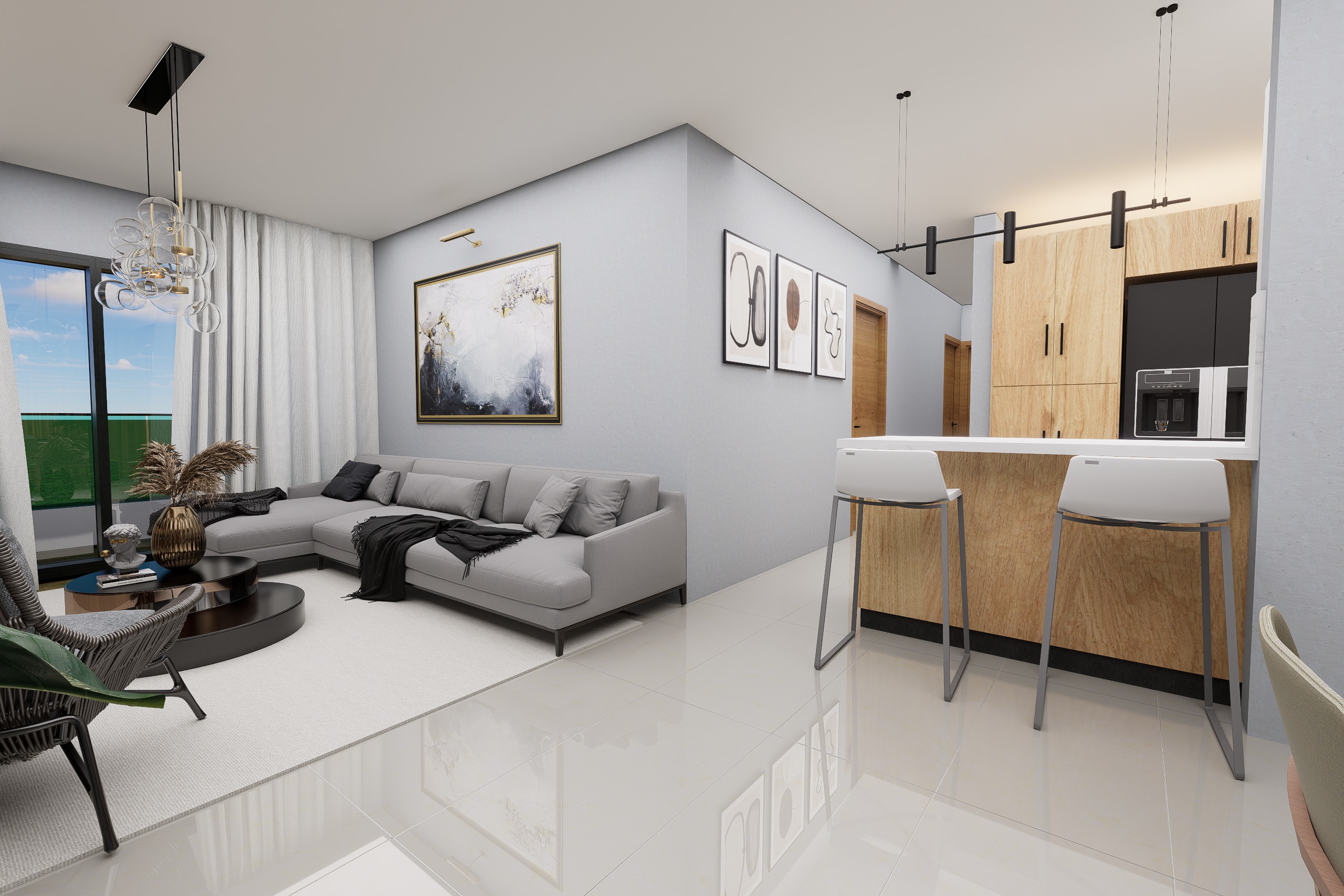 apartamentos - Apartamentos en Ave. Hispanoamericana  1