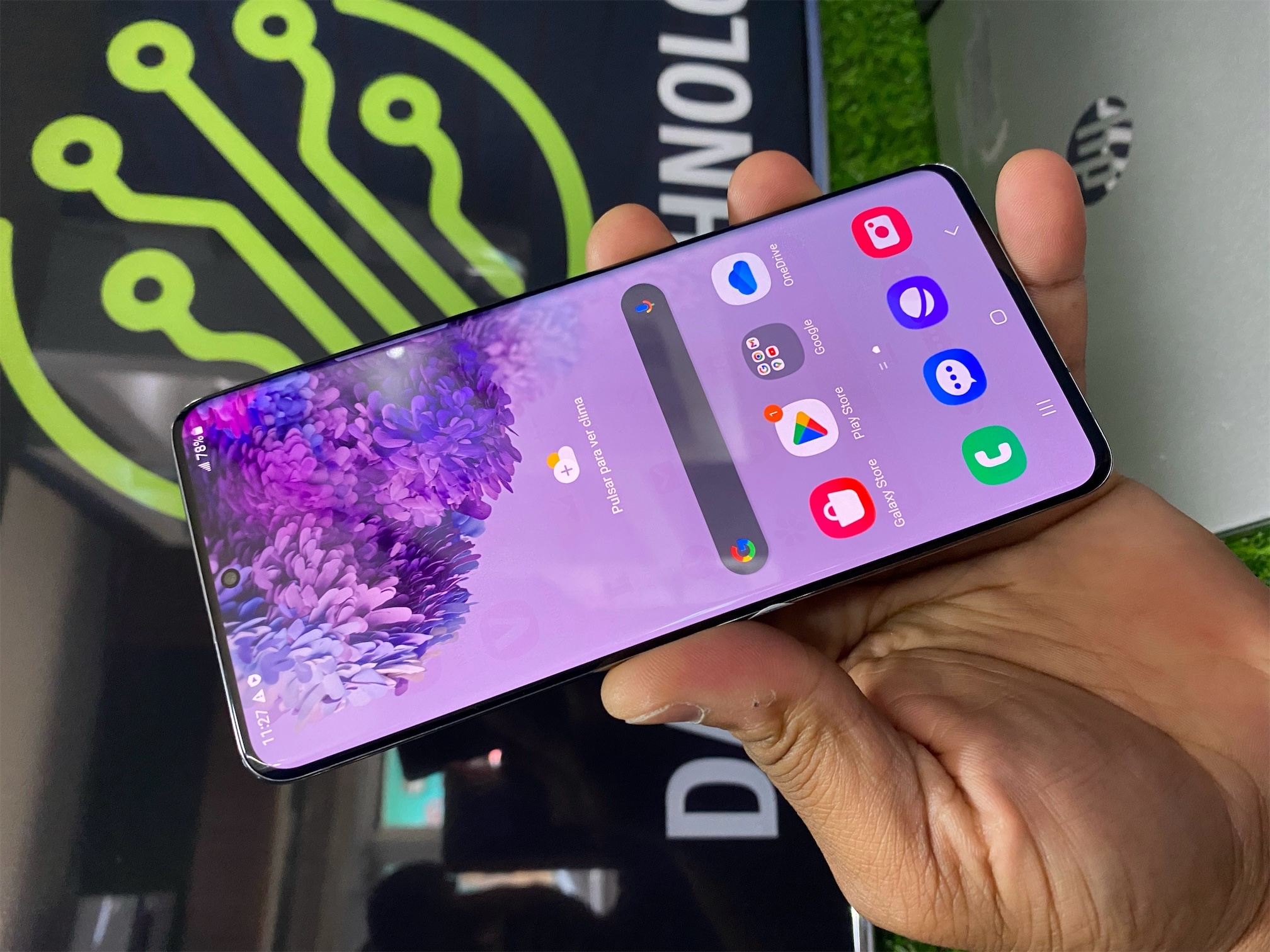 celulares y tabletas - samsung s20+ 128GB+12GB  3