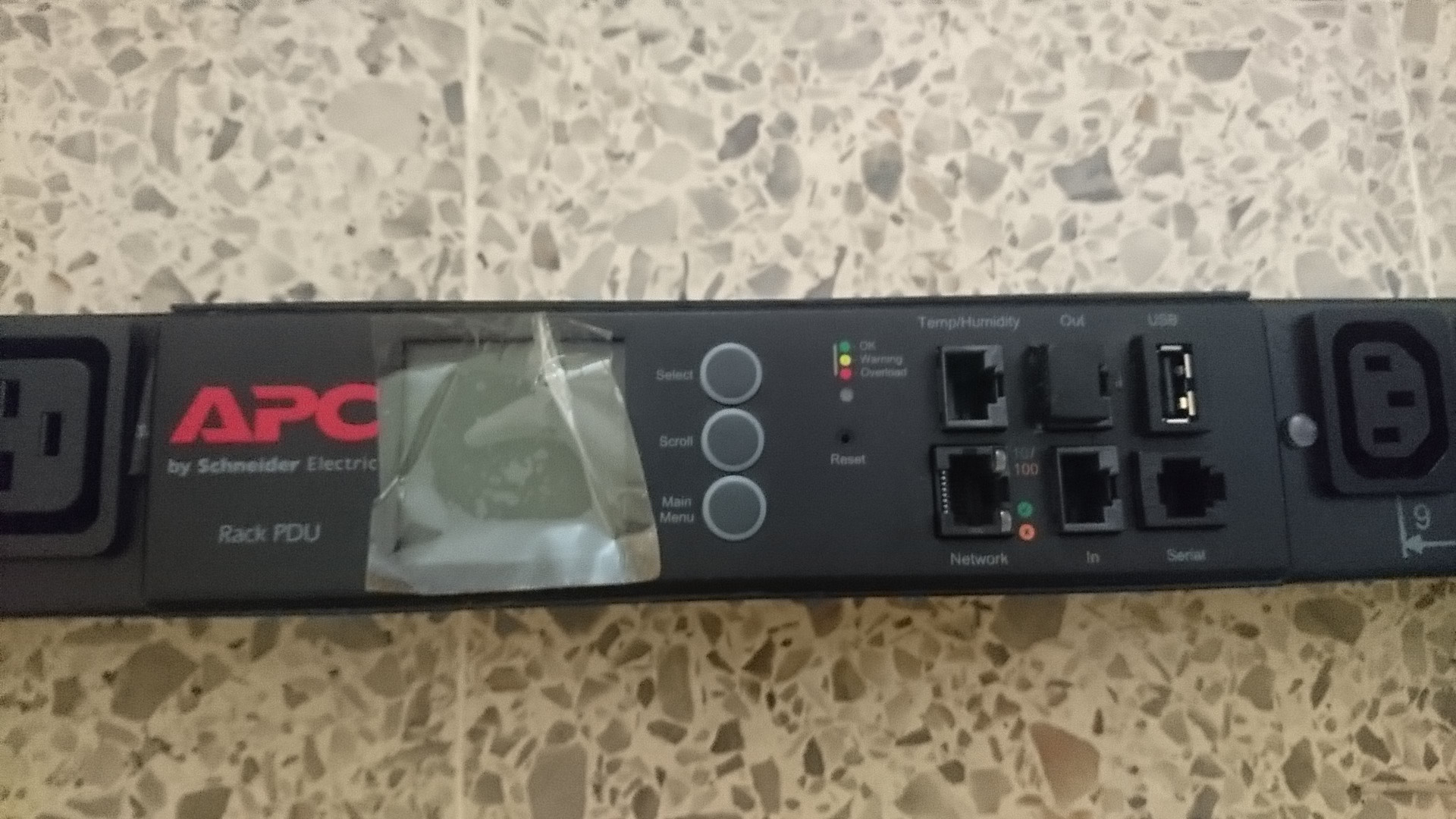 otros electronicos - Regleta electrica de rack o servidores de red o computadoras APC 1