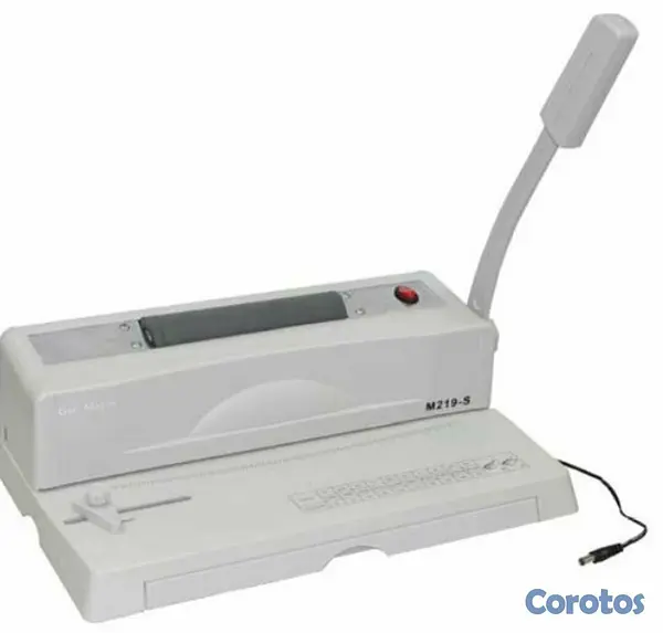 impresoras y scanners - ENCUADERNADORA ESPIRAL CONTINUO REDONDO  CAPACIDAD DE PERFORACIÓN 12 HOJAS A LA 