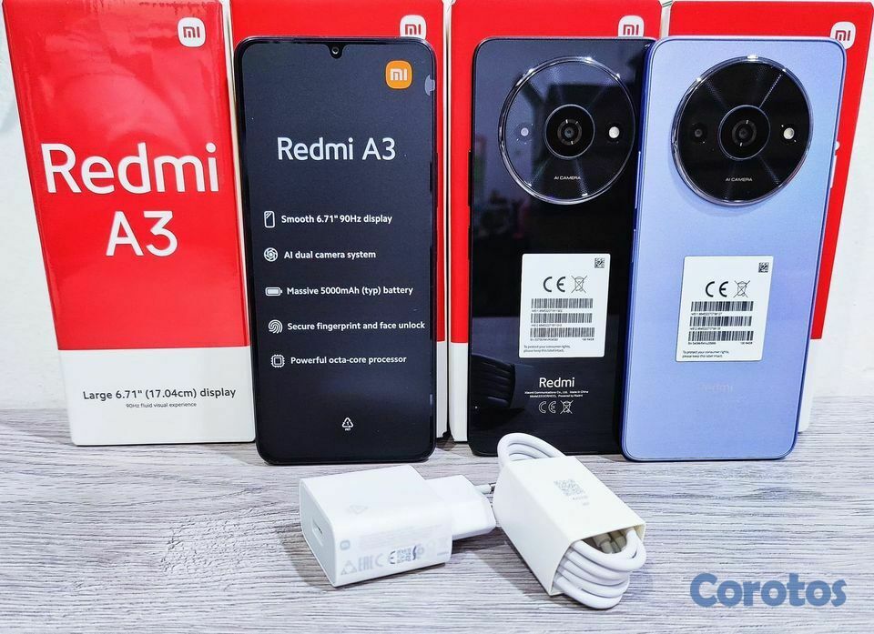 celulares y tabletas -  REDMI A3 64GB 4RAM NUEVO DE CAJA