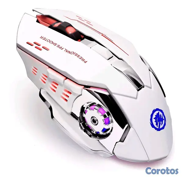 computadoras y laptops - 🖱️ Ratón inalámbrico Bluetooth (Diseño Gamer RGB) 3