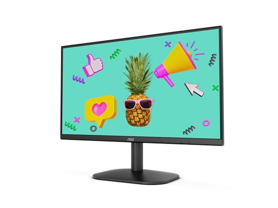 computadoras y laptops - MONITOR AOC 22 pulgadas  HDMI  FHD 1920X 1080, BORDERLESS, VESA, ULTRASLIM 2