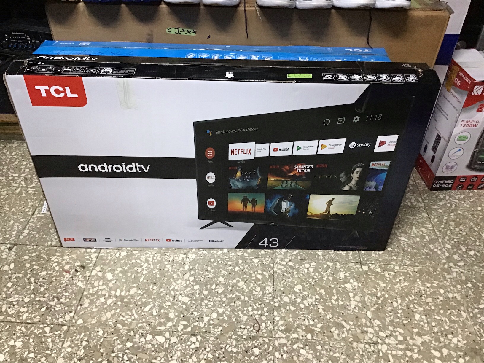 Smart TV TCL Android de 43 Pulgadas Modelo L4326500