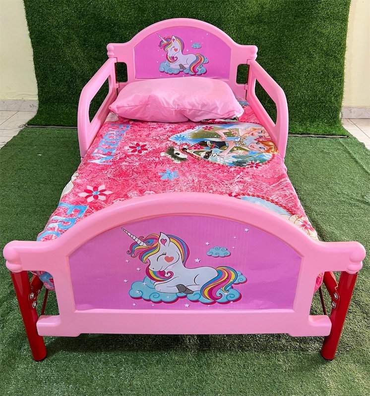 muebles - Cama para niñas de 1-7 años medidas 29 x54 pulgadas Nuevas incluye colchón  5