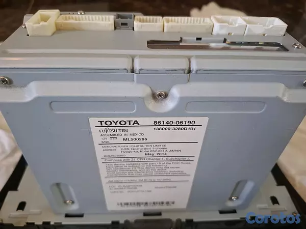 accesorios para vehiculos - Radio original de Toyota Camry 2012/14  2