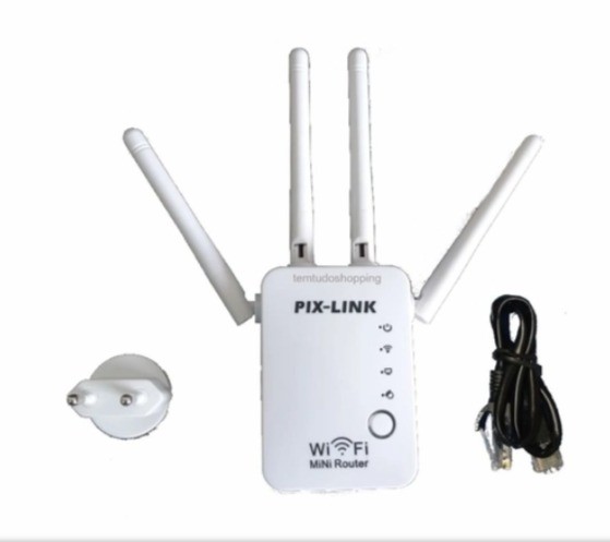 accesorios para electronica - Repetidor wifi Pix-Link WR16 de 300mbps con 4 antenas mayor alcanse de señal  1