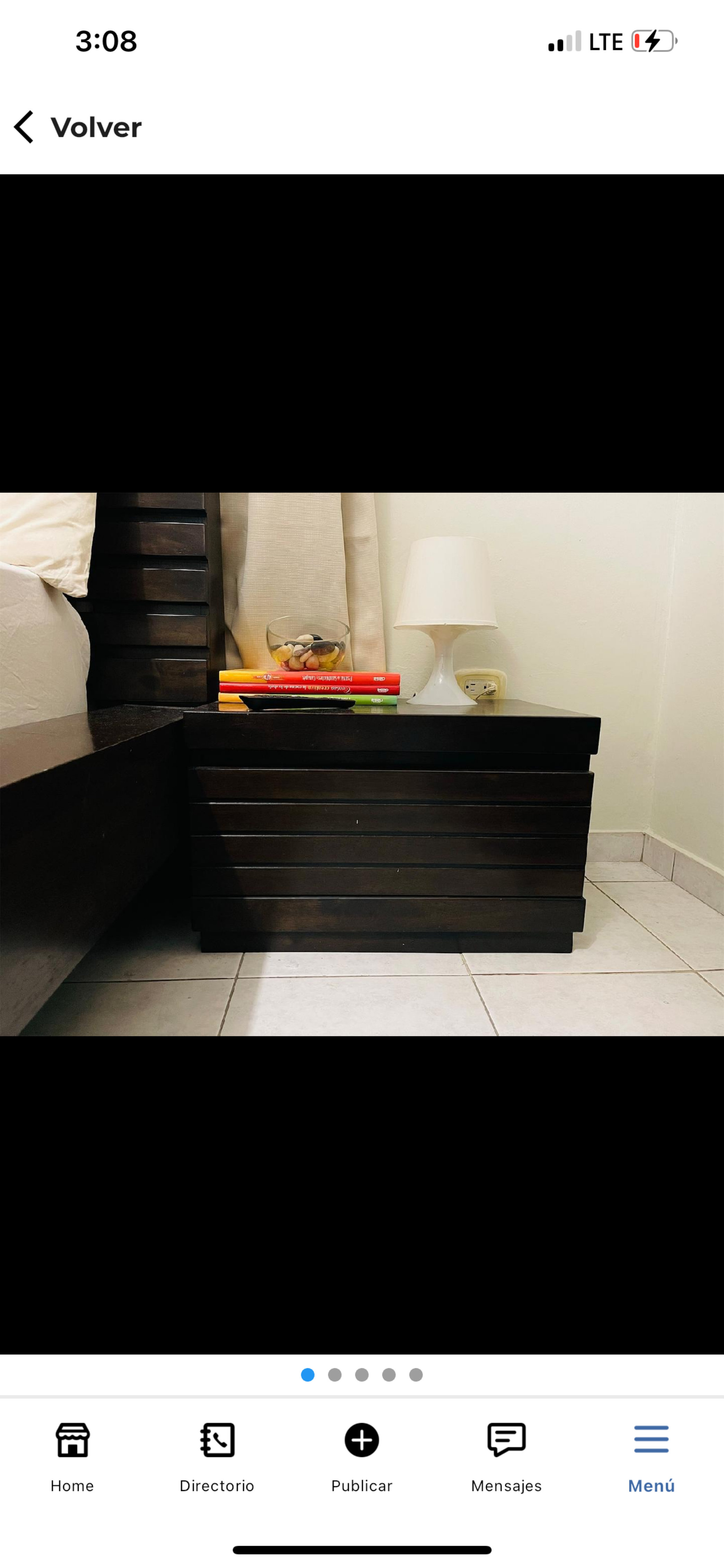 muebles y colchones - cama y colchón de Almacenes Unidos con dos mesas de noche 5