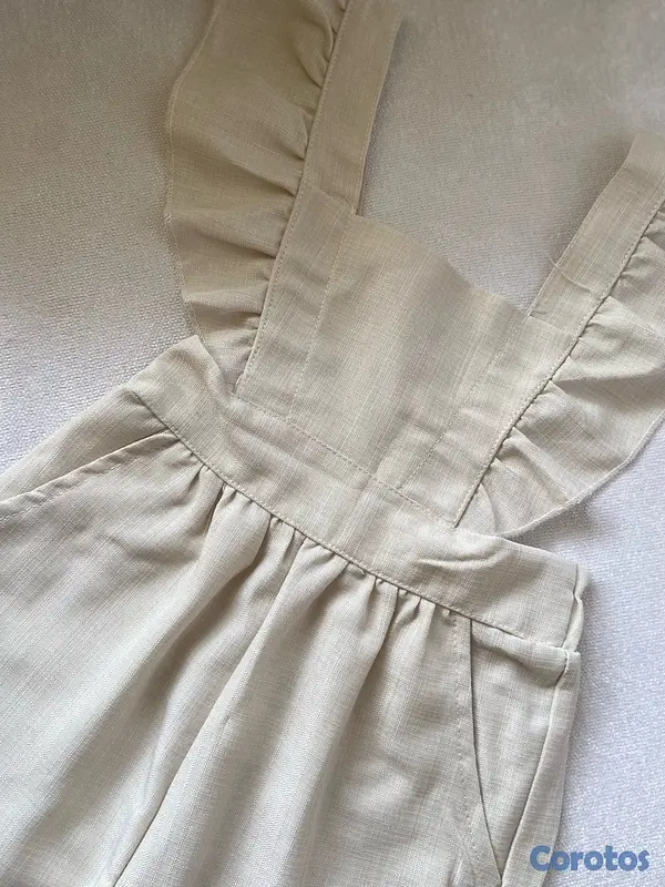 ropa y zapatos - enterizo para bebés 6-18 meses en tela de lino 600$ pesos  2