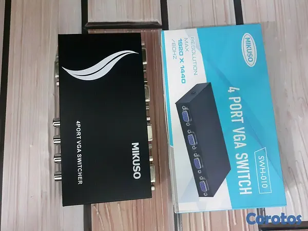 otros electronicos - Interruptor VGA de 4 puertos - Switch VGA 2